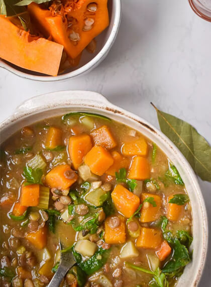 Lentil soup.